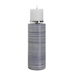 Outside The Box 14" Montauk Ceramic Candleholder