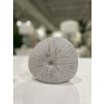 Outside The Box 6" Diva Brown & White Lines Handcrafted Porcelain Mini L-Shape Bud Vase - 225W1