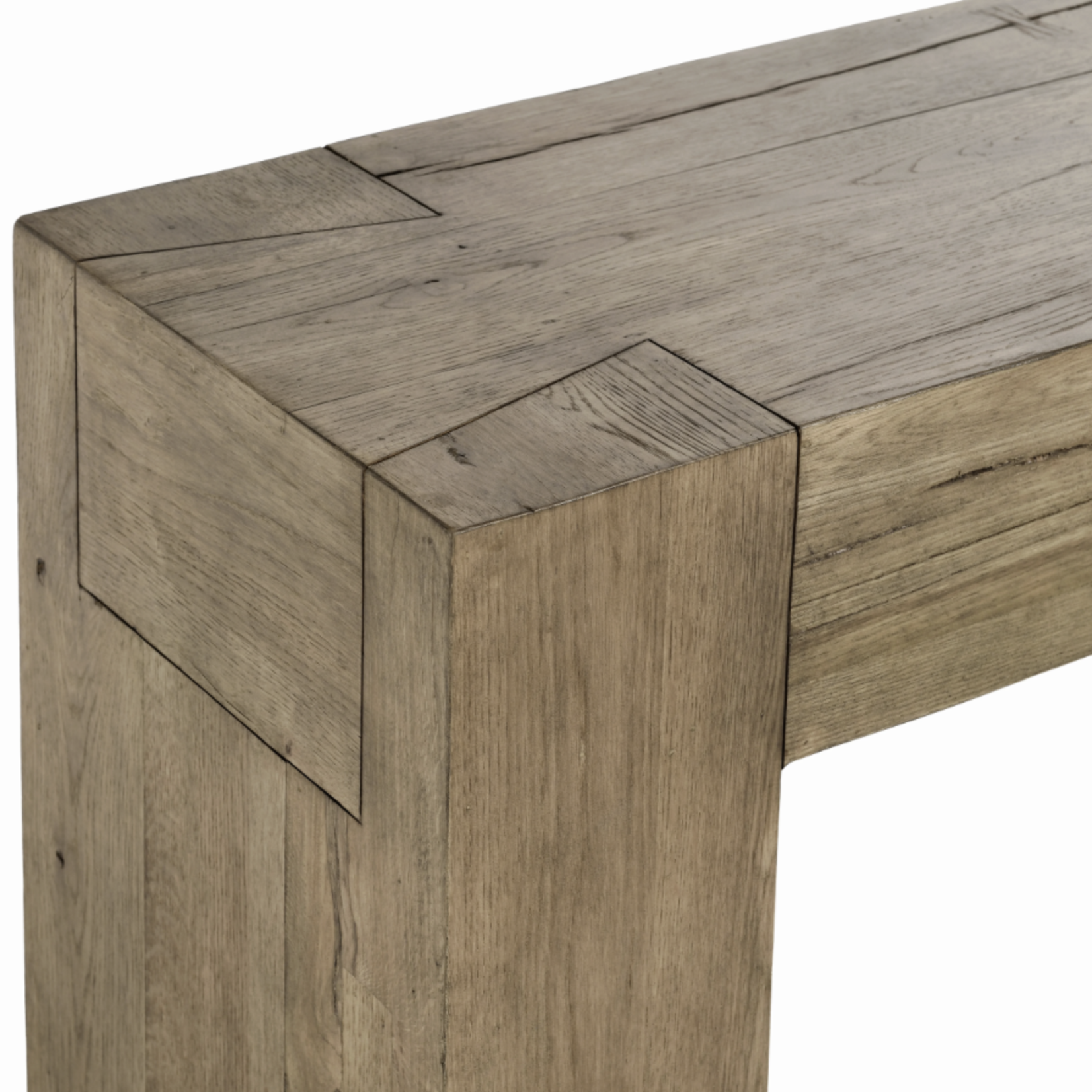 Outside The Box 72x16x30 Bristol Reclaimed Oak Console Table In Brown