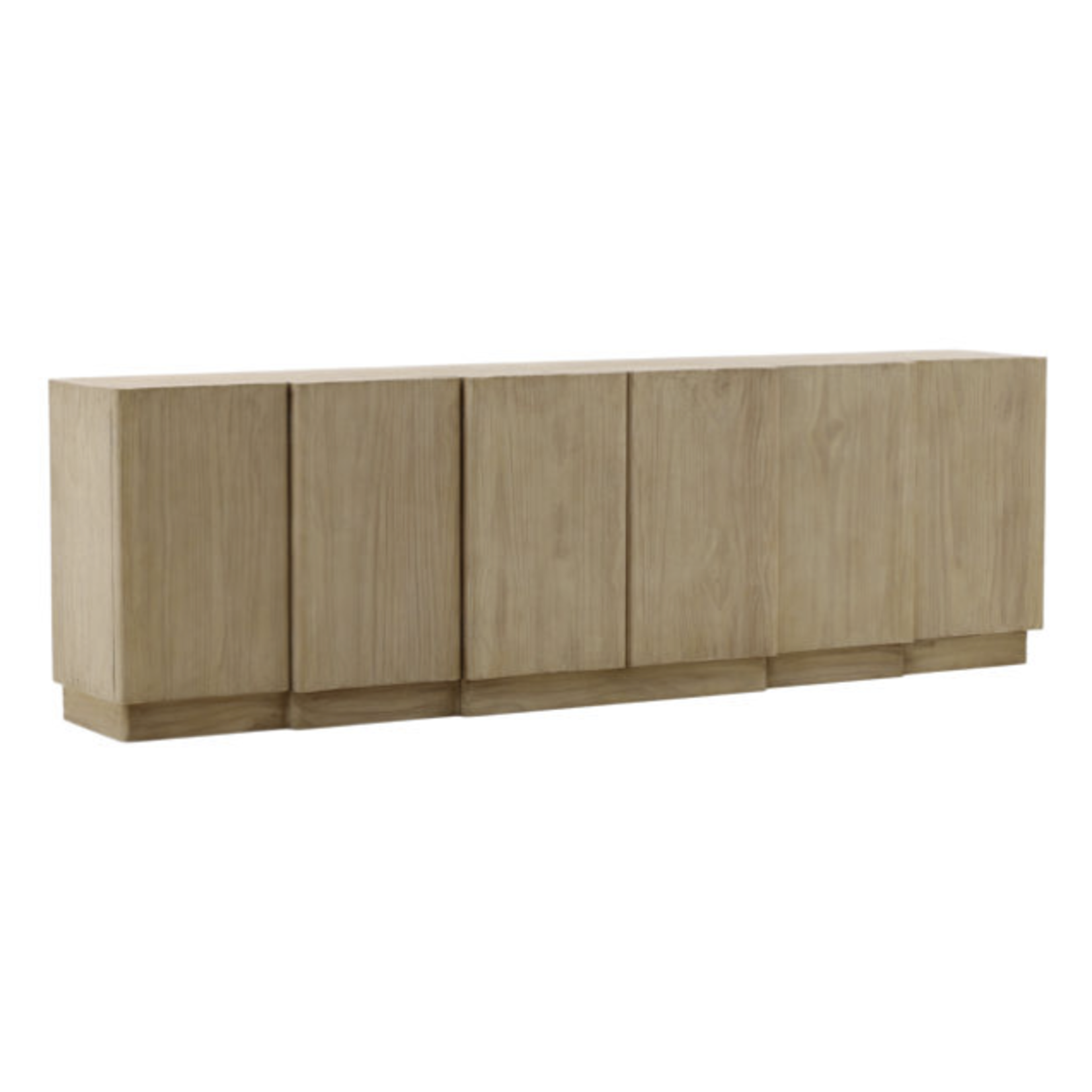 Outside The Box 109x20x34 Emiliano Light Reclaimed Pine Wood 6 Door Sideboard
