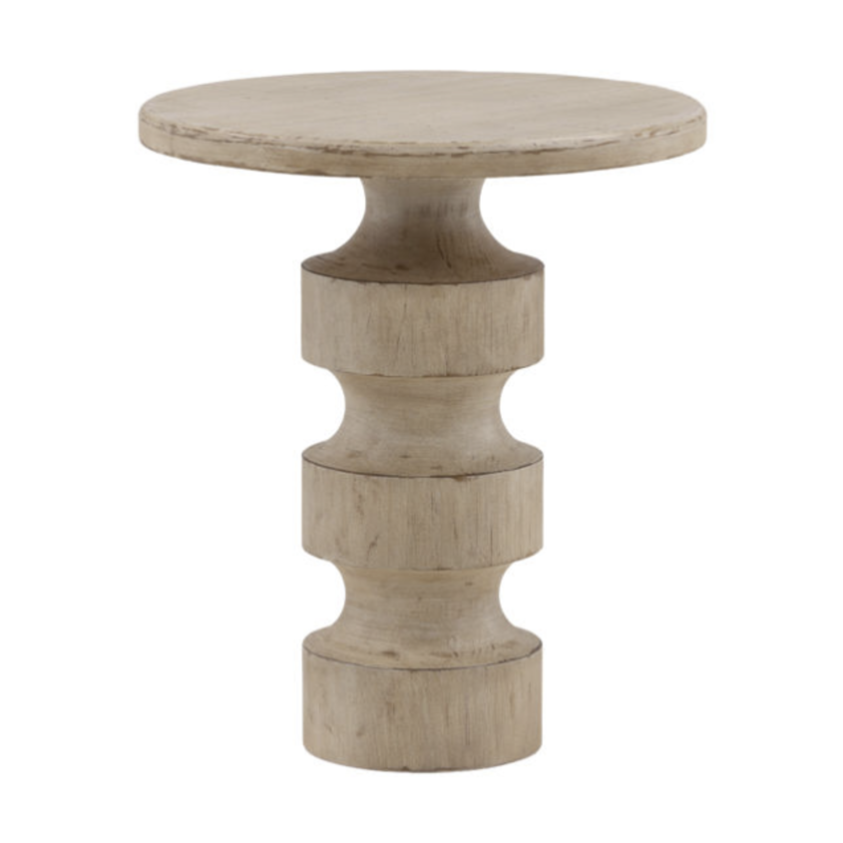 Outside The Box 22x26 Taryn Light Warm Wash Reclaimed Pine Wood Side Table