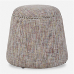 Outside The Box 19x17 Gumdrop Confetti Chenille Plush Ottoman