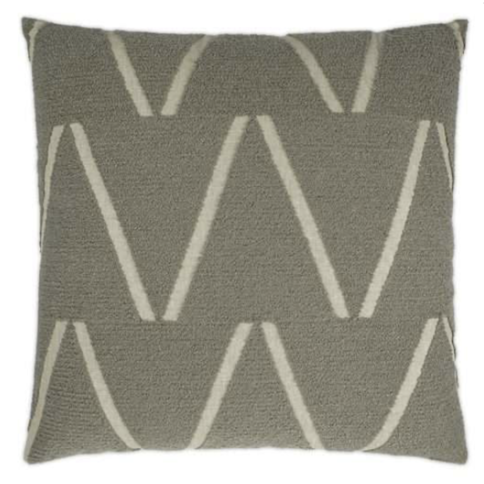 Outside The Box 24x24 Edge of Glory Square Feather Down Pillow in  Mink - DV KAP