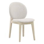 Outside The Box Laurence Taupe Linen & Natural Ash Wood Dining Chair