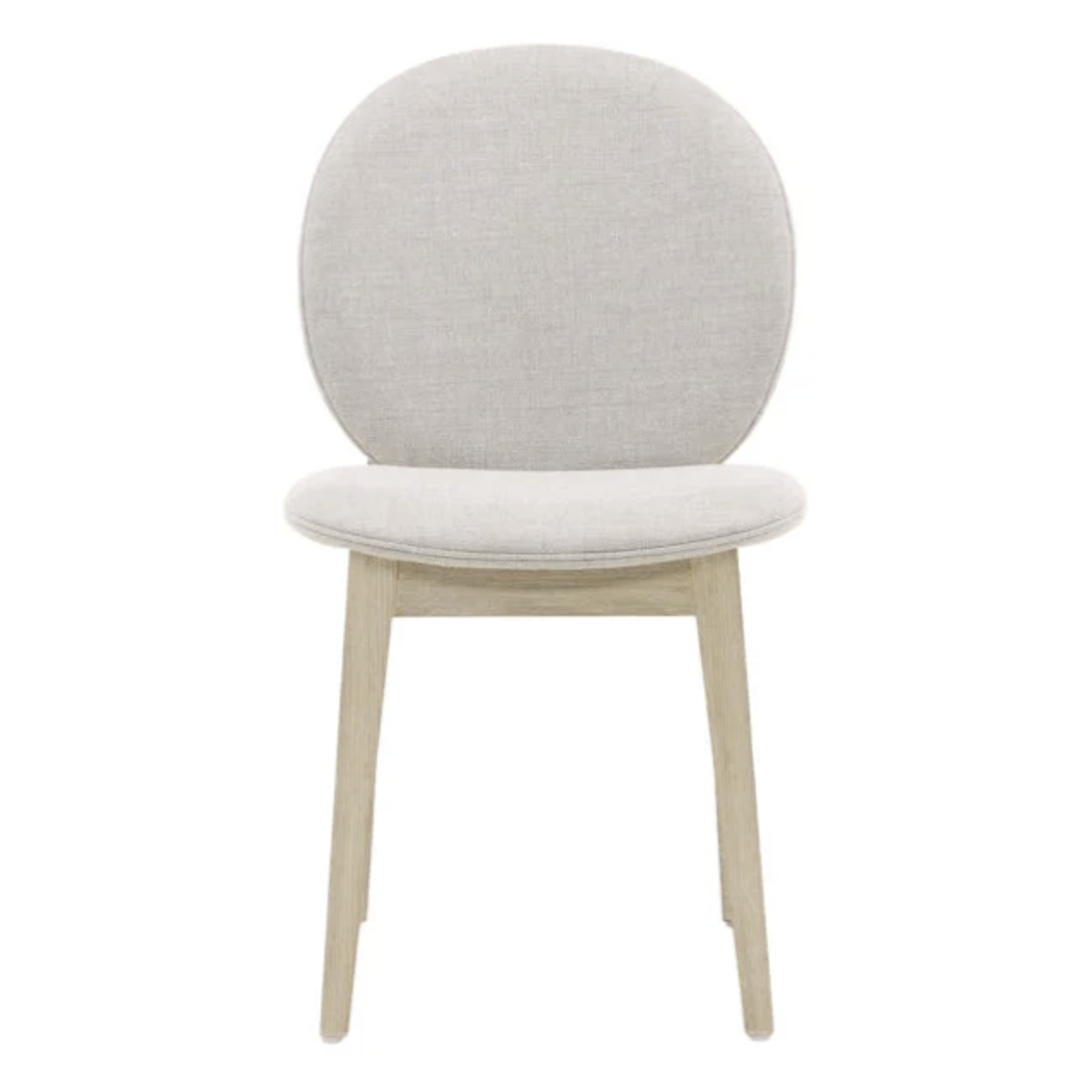 Outside The Box Laurence Taupe Linen & Natural Ash Wood Dining Chair