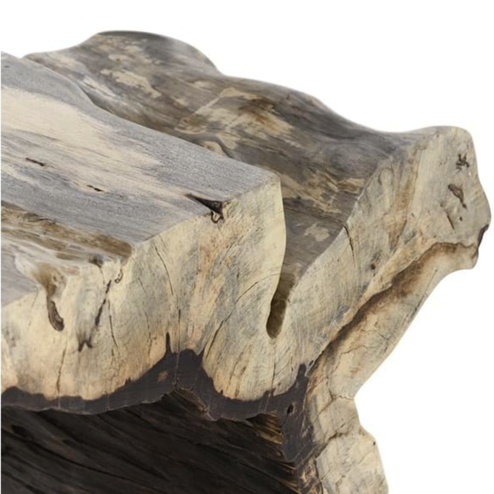 Outside The Box 35-39" Odette Solid Natural Tamarind Wood Console table