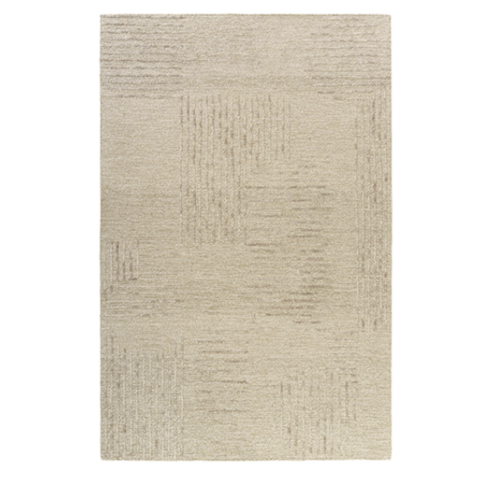 Outside The Box 2' x 3' Haze 100% Wool Hand-tufted Area Rug In Oatmeal / Taupe - 82445