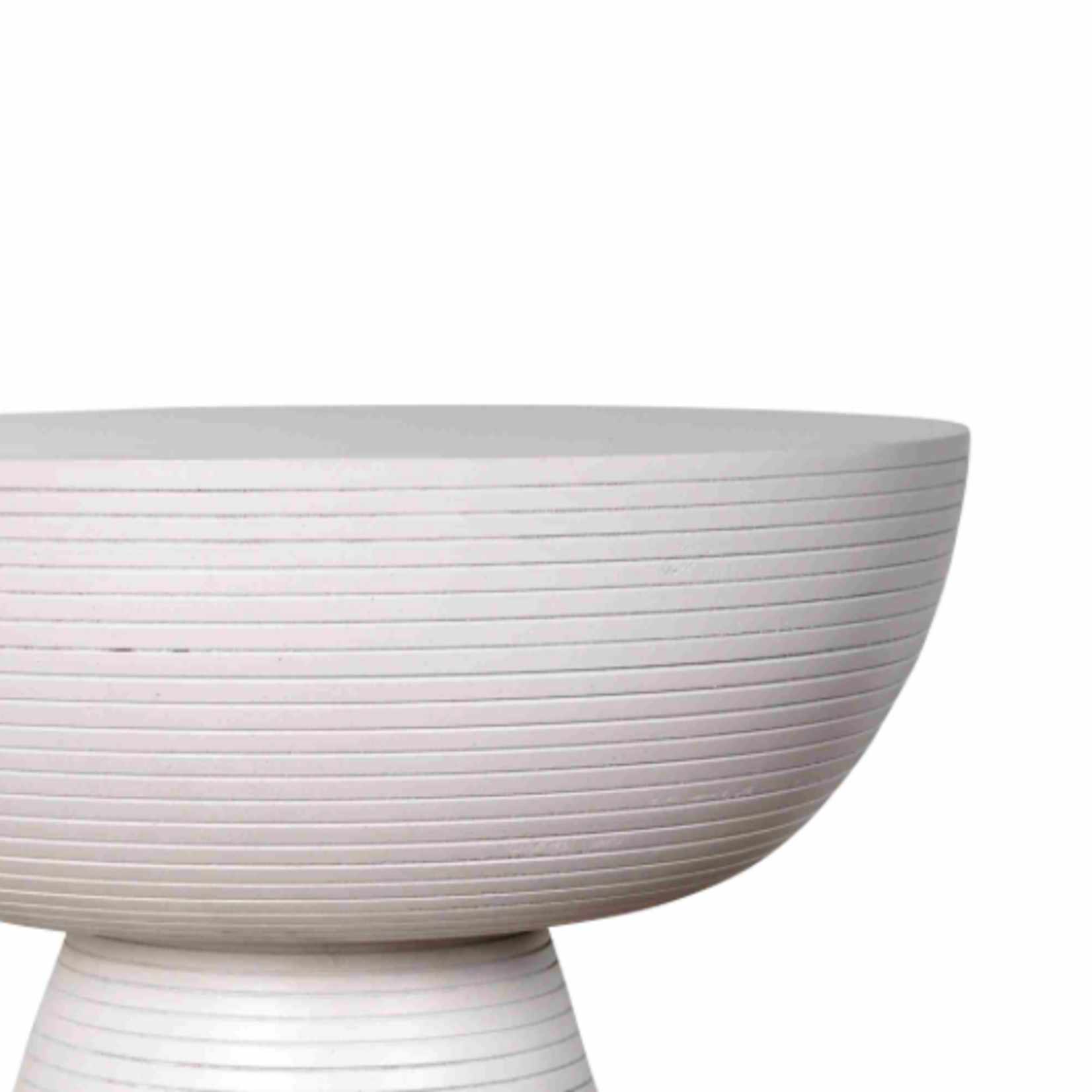 Outside The Box 22x17 White Mango Wood Hand Made Side Table