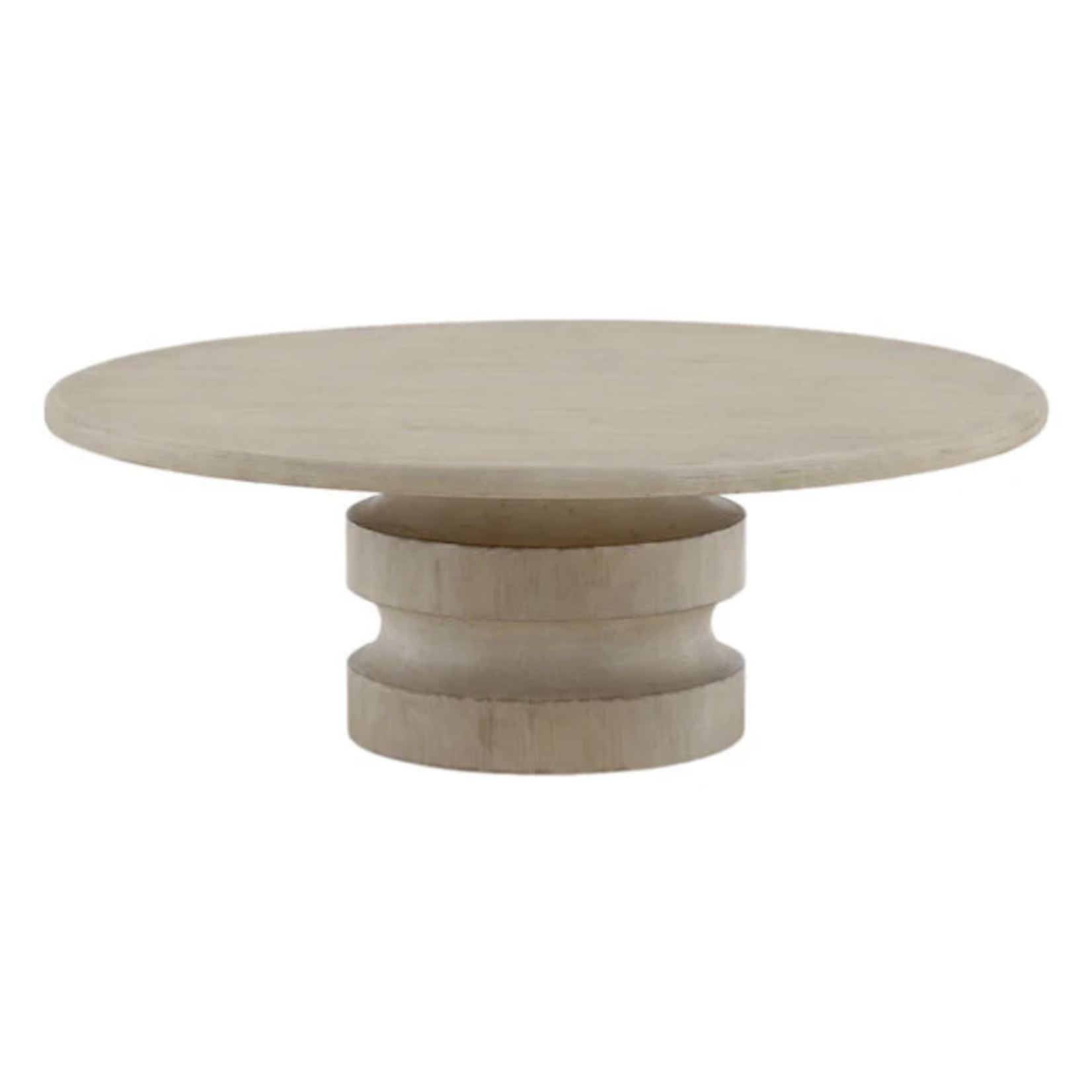 Outside The Box 45x16 Taryn Light Warm Wash Reclaimed Pine Wood Round Coffee Table