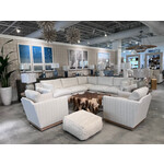 Outside The Box 116L x 110R Sylvie Nomad Snow Crypton Kid Proof Performance Cloud L-Shape Sectional 102CR-19 (AA)