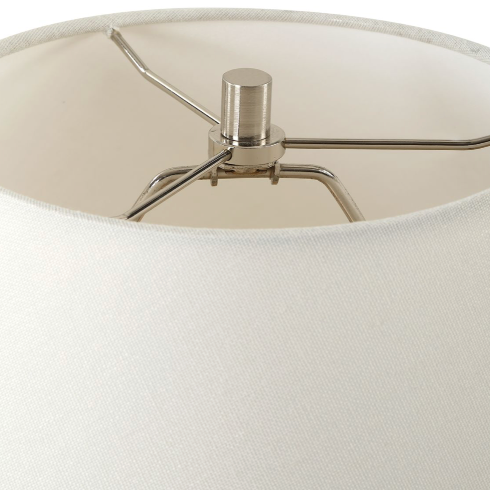 Outside The Box 21" Uttermost Carafe Ivory Stone Ribbed Table Lamp