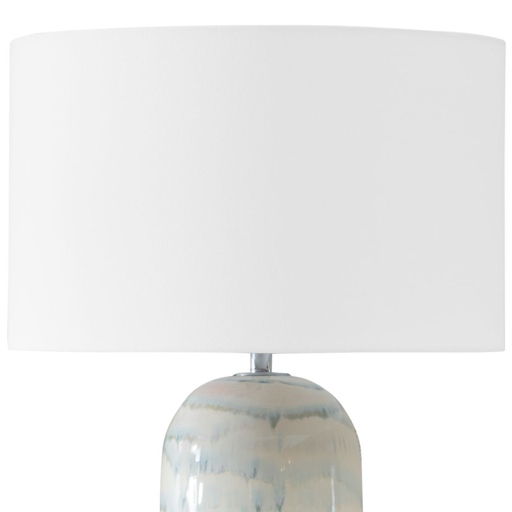 Outside The Box 33" Uttermost Arden Smoky Blue Ceramic Table Lamp