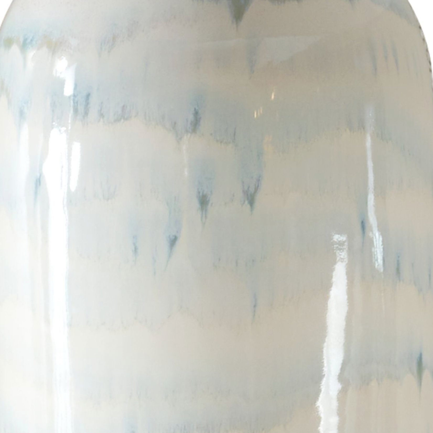 Outside The Box 33" Uttermost Arden Smoky Blue Ceramic Table Lamp