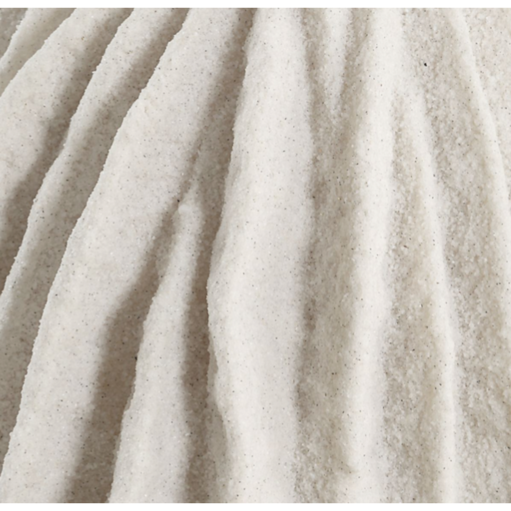 Outside The Box 14" & 12" Set Of 2 Ivory Ridge Textured Vases