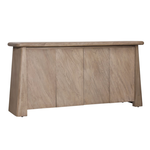 Outside The Box 69x20x35 Marci Natural Acacia Wood 4 Door Sideboard