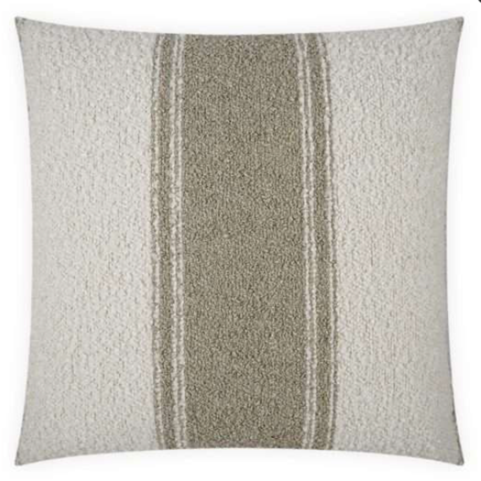 Outside The Box 24x24 Mackinac Square Feather Down Pillow In Ecru - DV KAP