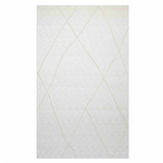 Outside The Box 9' x 12' Castillo 100% Polyester & Cotton Back Area Rug In Cream - 82741