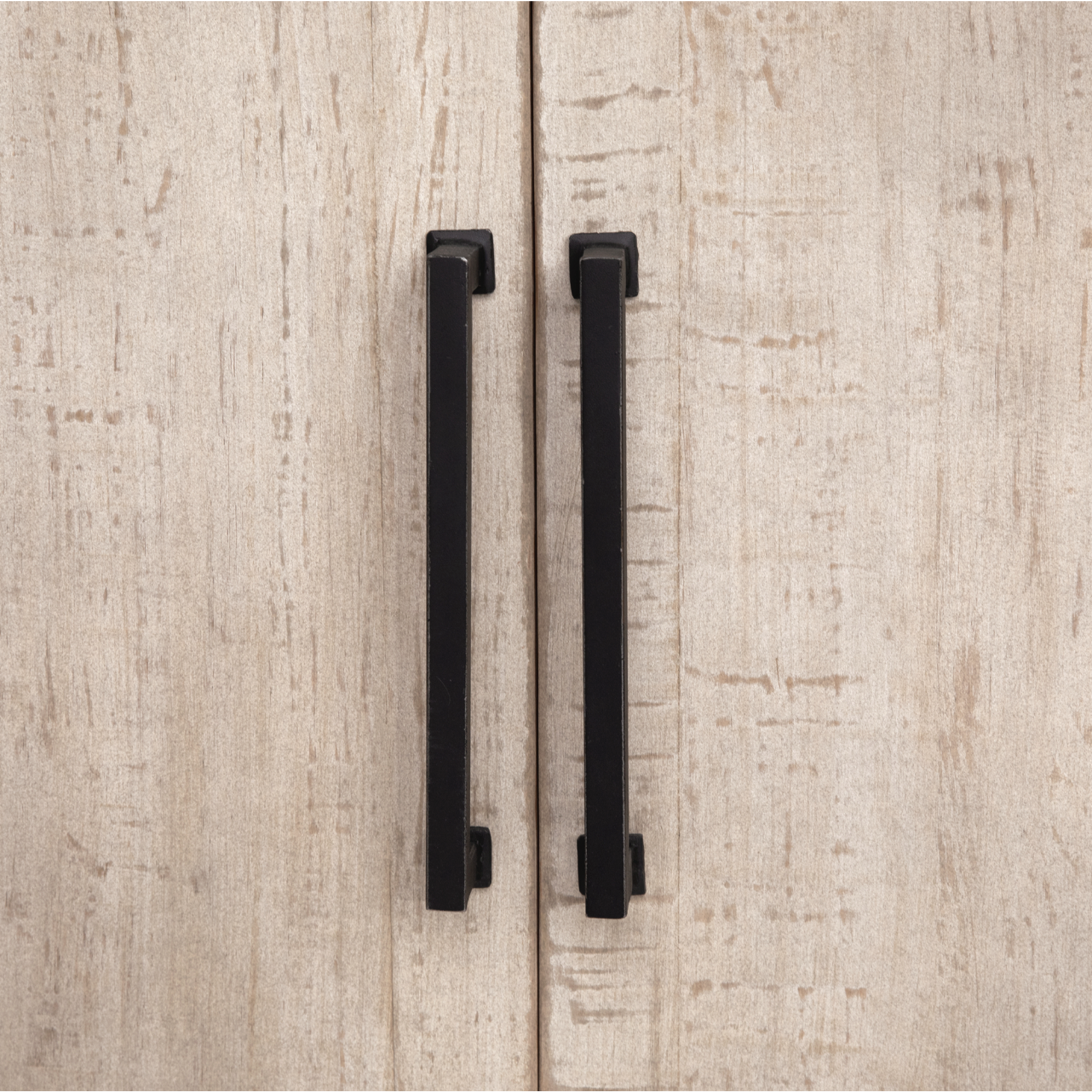 Outside The Box 84x18x36 Sonya Light Gray Wash Reclaimed Pine Wood  4 Door Sideboard