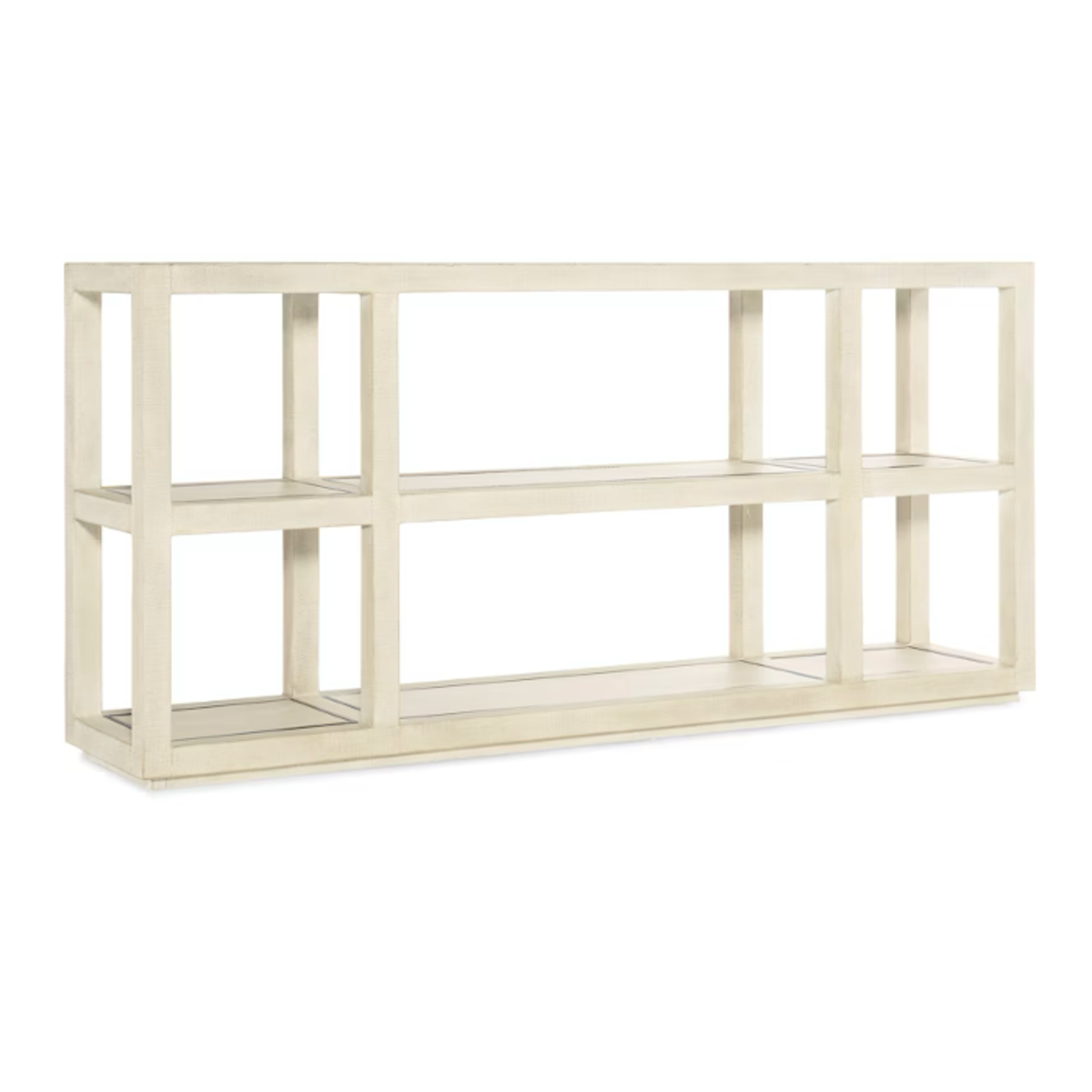 Outside The Box 76x16x36 Hooker Furniture Cascade Burlap Rectangle Console Table