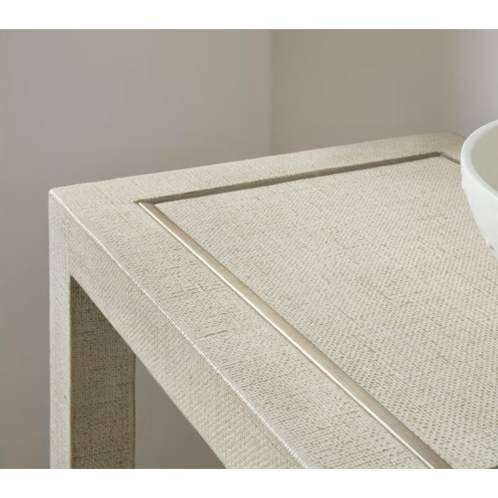 Outside The Box 76x16x36 Hooker Furniture Cascade Burlap Rectangle Console Table