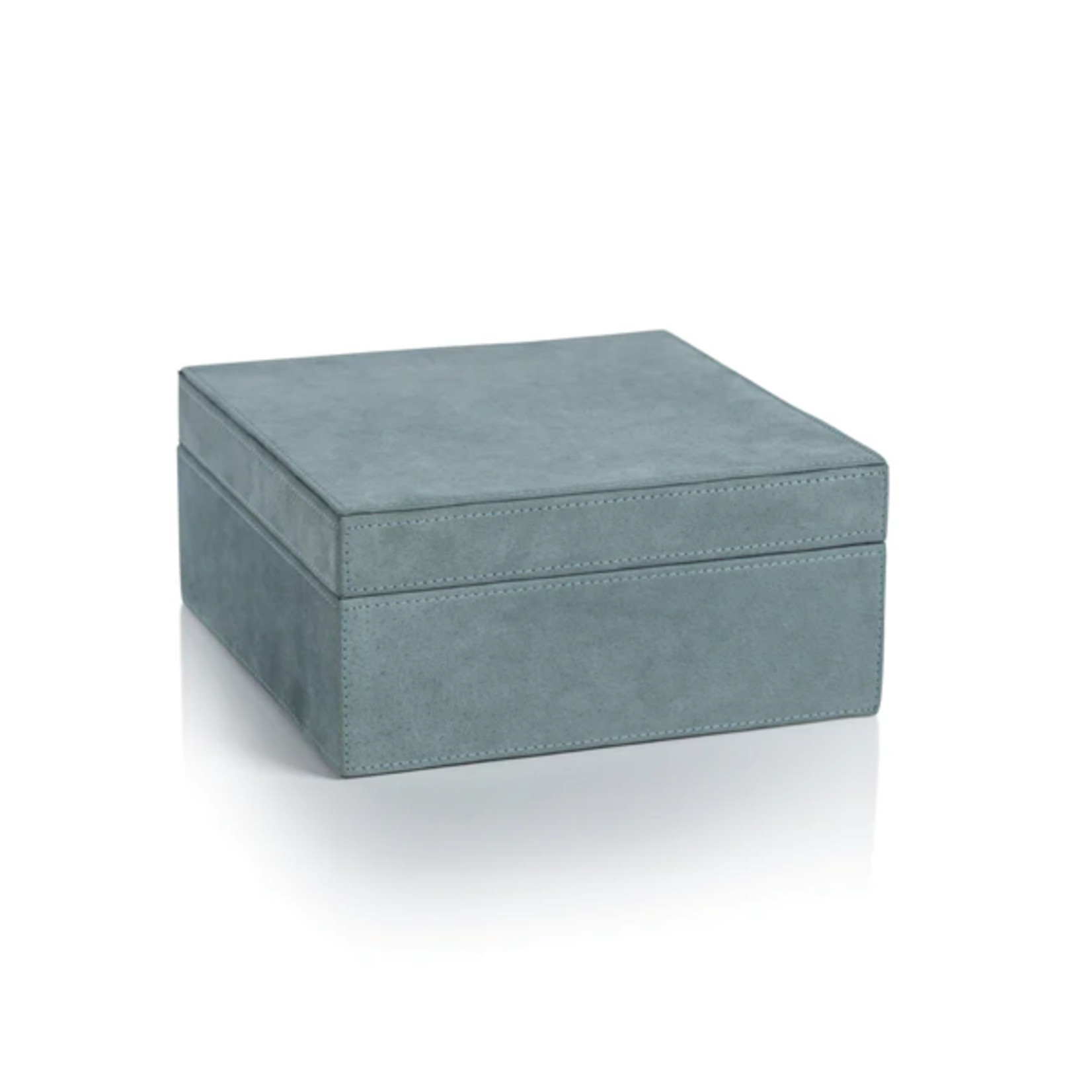 Outside The Box 8x8 Cote D'Azur Blue Suede Lux Box