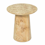 Outside The Box 22x24 Mapa Burl Wood Hand Made Side Table