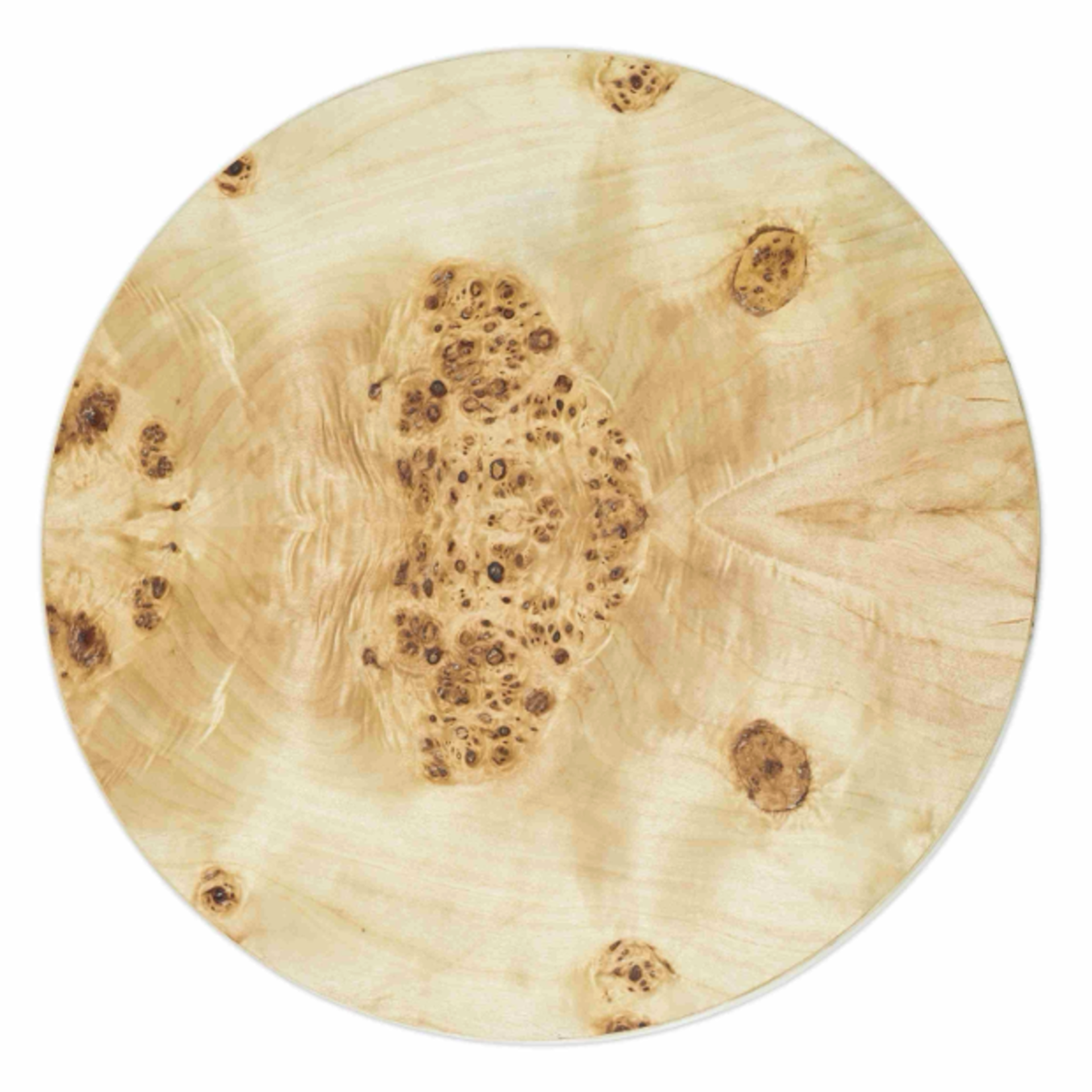 Outside The Box 22x24 Mapa Burl Wood Hand Made Side Table