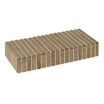 Outside The Box 14" Natural & White Mango Wood Decorative Box