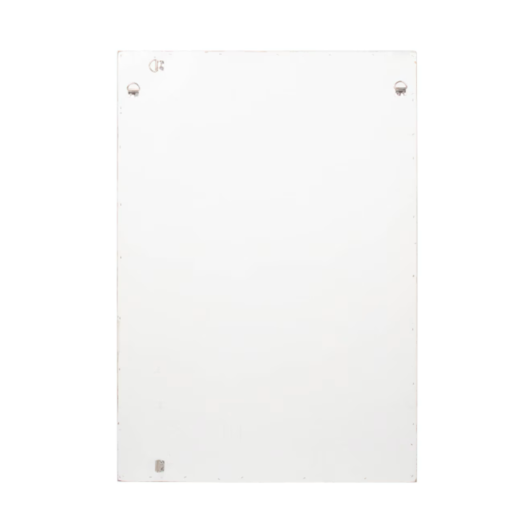 Outside The Box 39x26 White Teak Wood Branch Rectangular Mirror