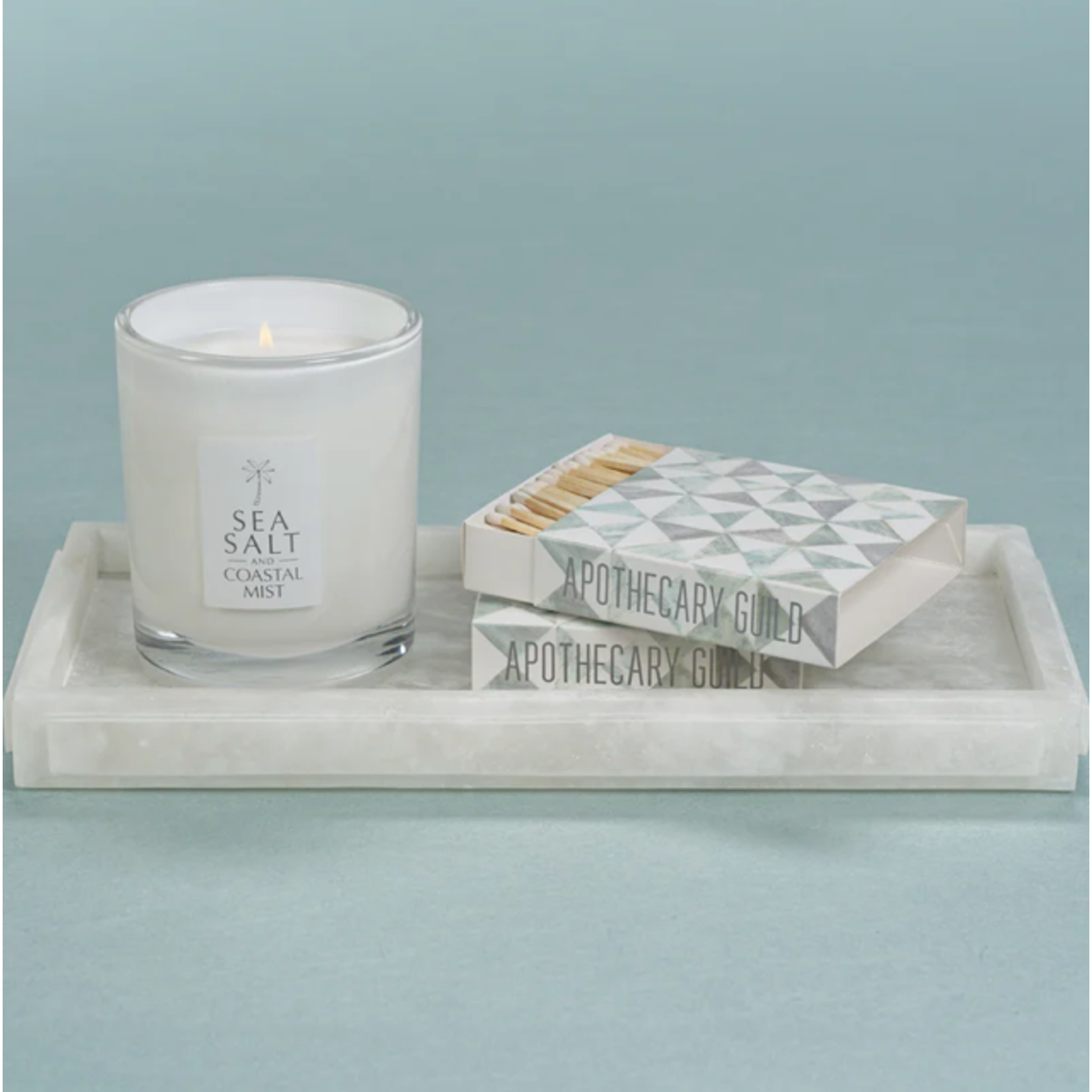 Outside The Box 4" Martinez  Sea Salt & Coastal Mist Scented Candle