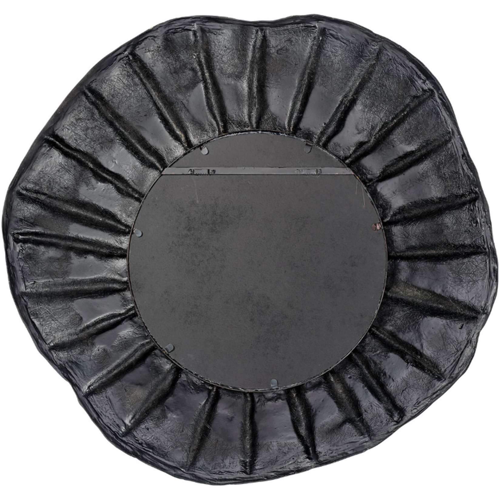 Outside The Box 43" Millstone White Artisan Crafted Resin Mirror