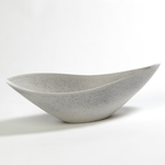 Outside The Box 24" Sexy Silhouette Gray Oval Bowl