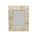 Outside The Box 5x7 White  Bone Inlay Photo Frame