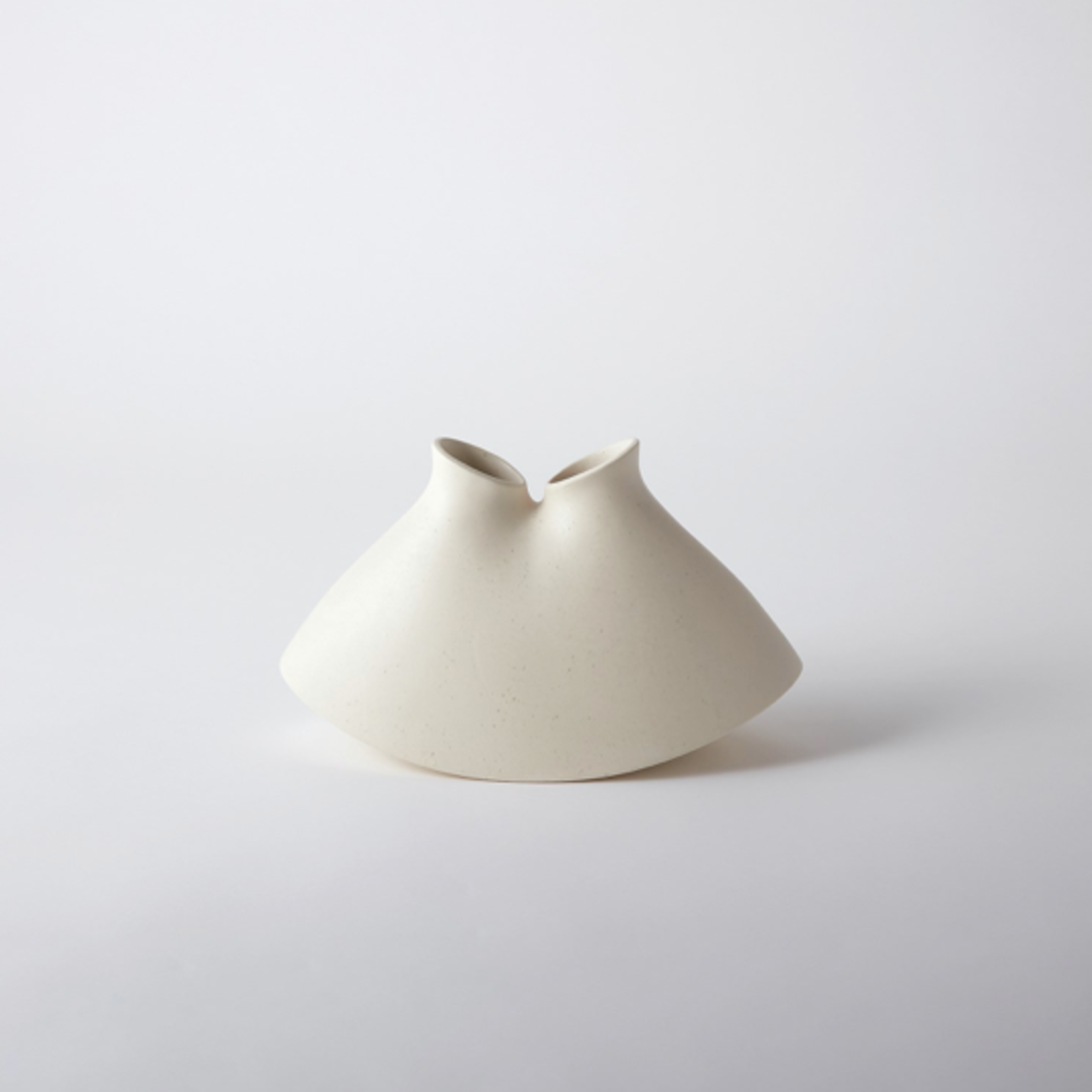 Outside The Box 9" Under The Sea Rustic White Ceramic Vase