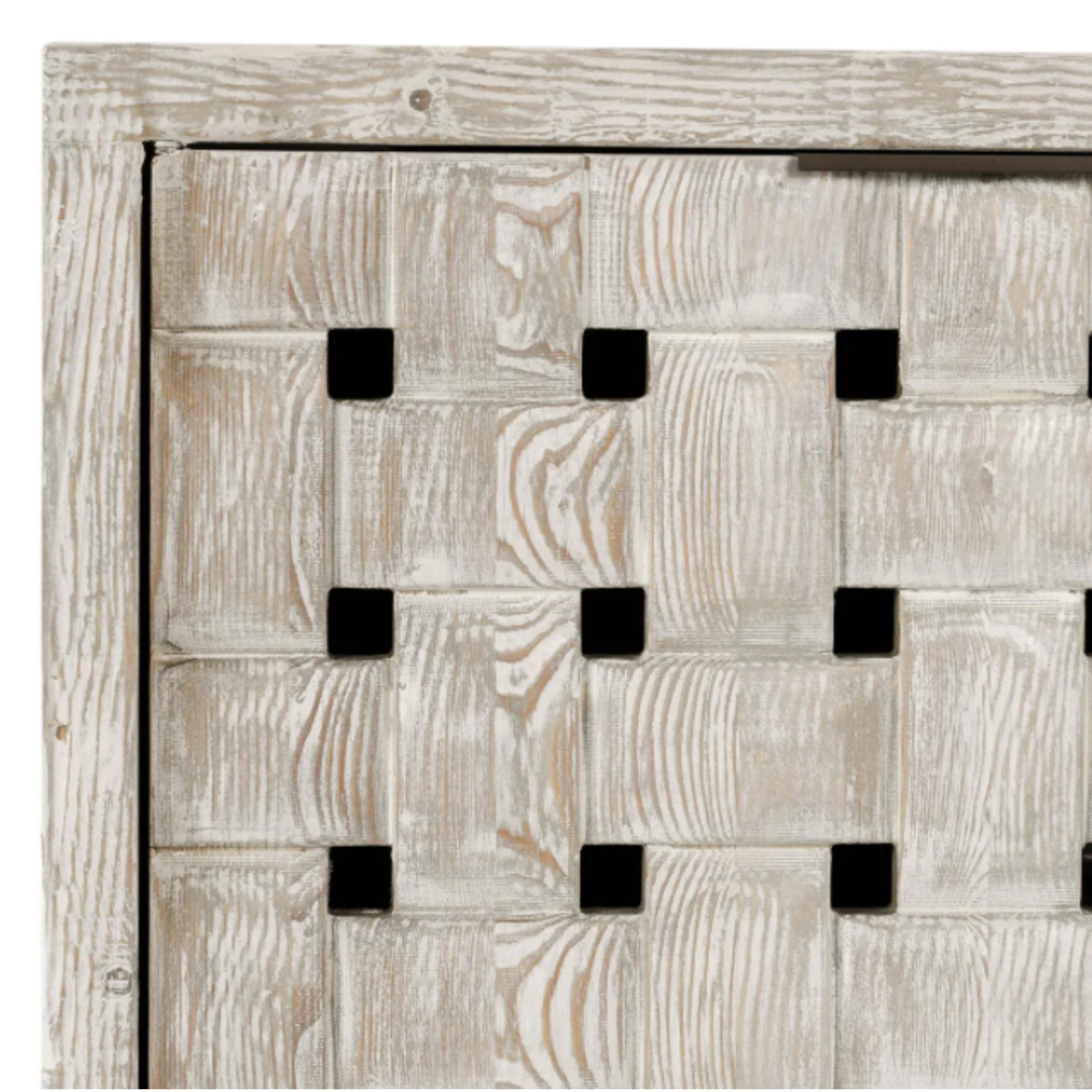 Outside The Box 81x19x36 Bast Reclaimed Pine Wood 4 Door Sideboard