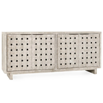 Outside The Box 81x19x36 Bast Reclaimed Pine Wood 4 Door Sideboard