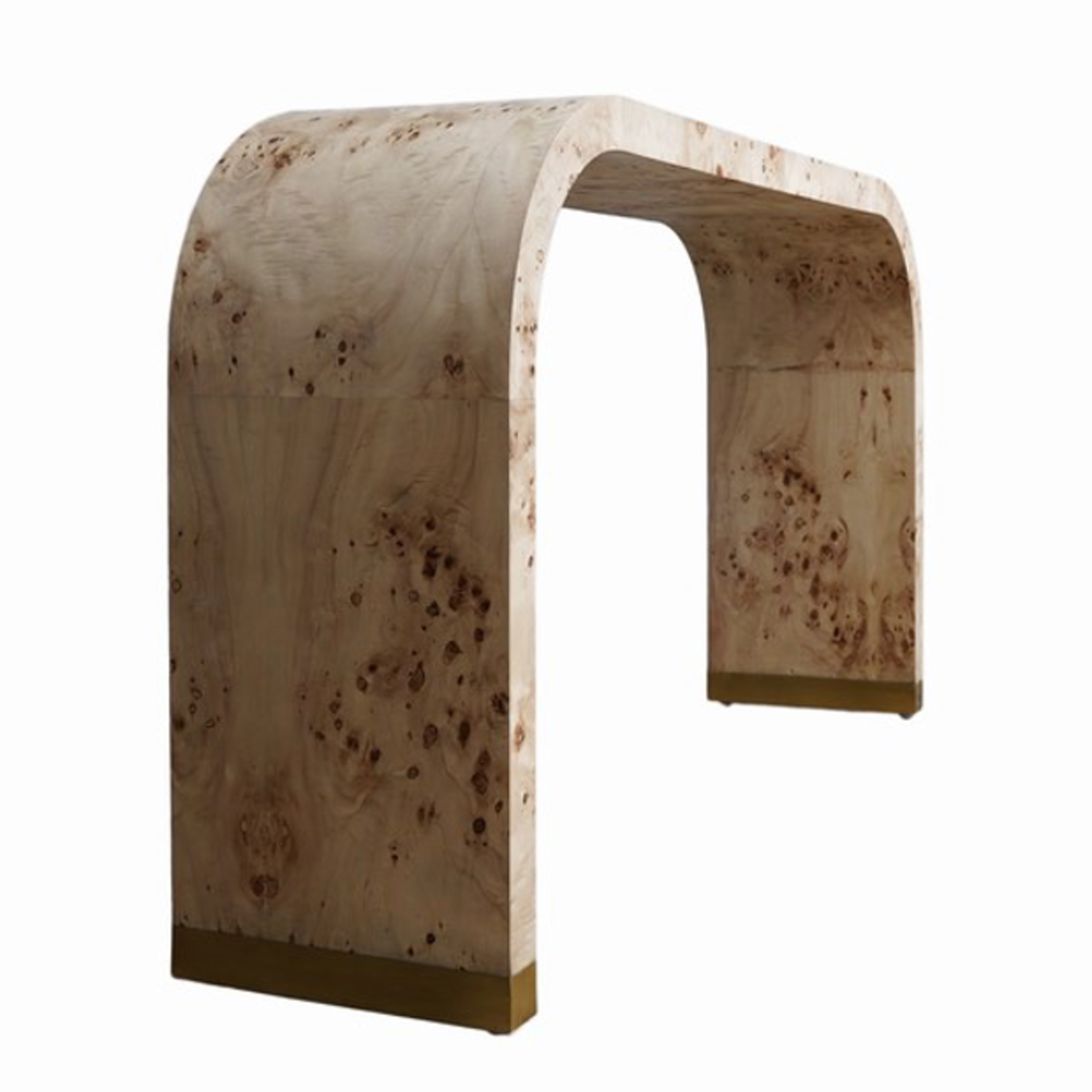 Outside The Box 60x14x32 Mapa Burl  Wood Hand Made Console Table