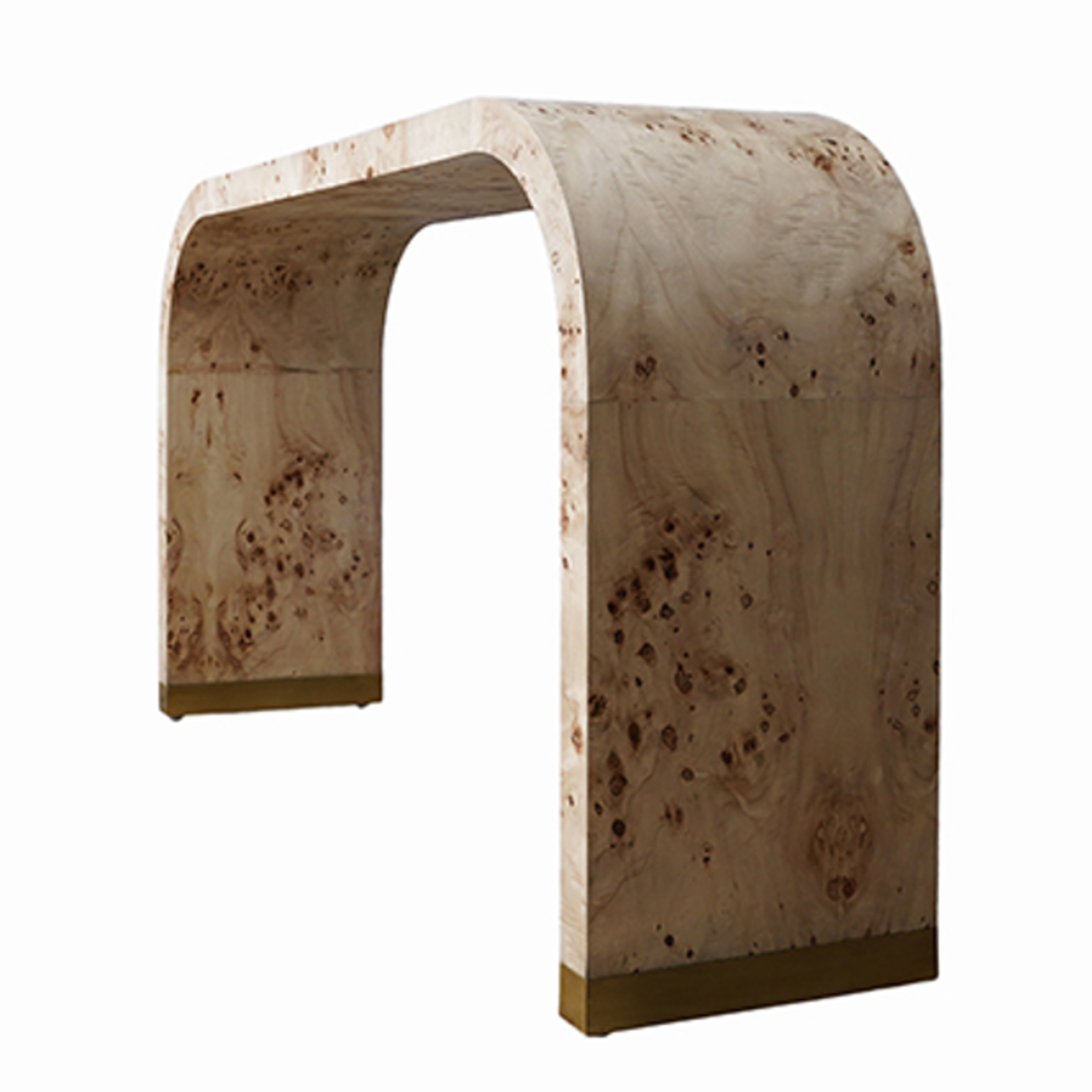 Outside The Box 60x14x32 Mapa Burl  Wood Hand Made Console Table