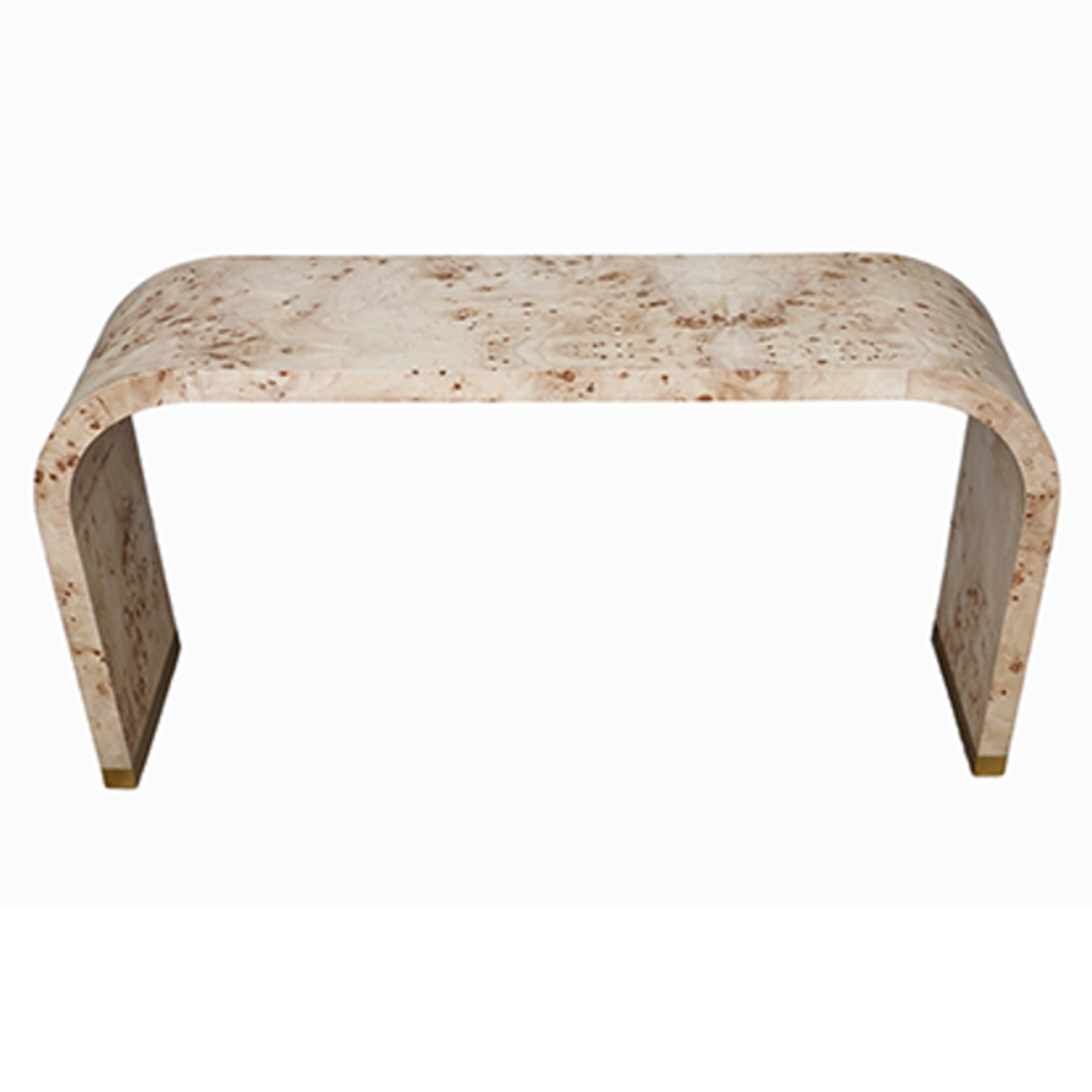 Outside The Box 60x14x32 Mapa Burl  Wood Hand Made Console Table