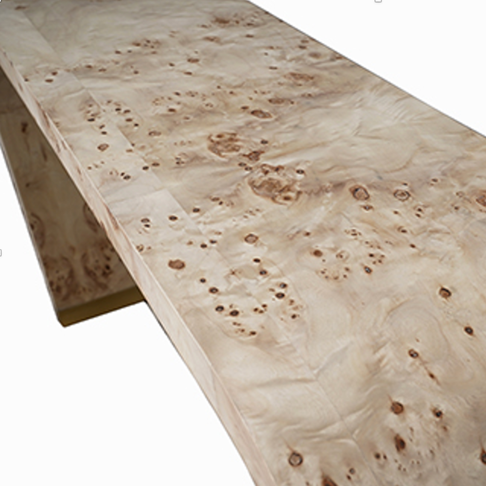 Outside The Box 60x14x32 Mapa Burl  Wood Hand Made Console Table