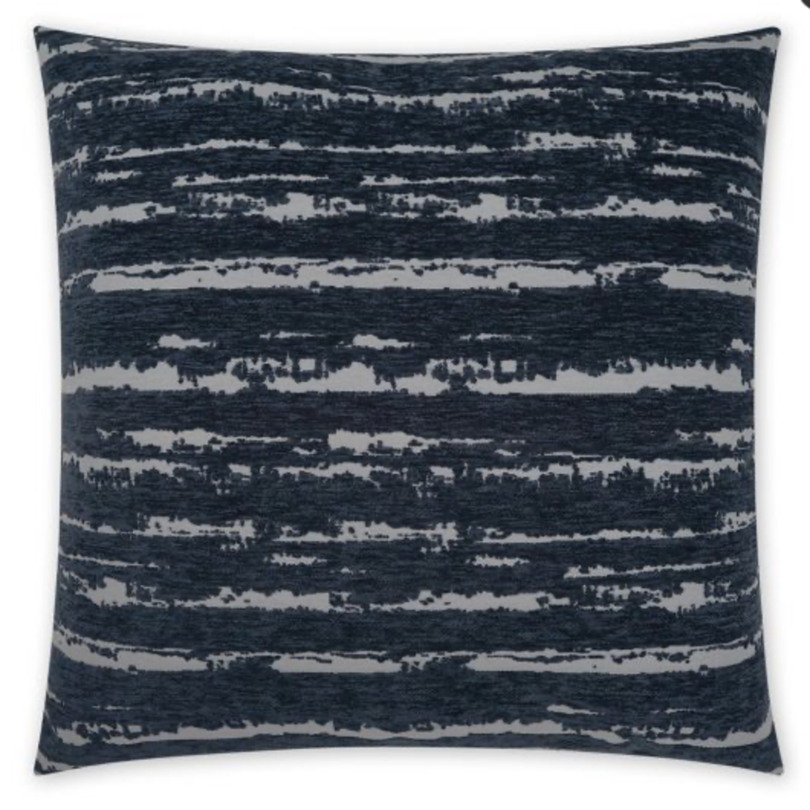 Outside The Box 24x24 Cruz Square Feather Down Pillow In Navy - DV KAP