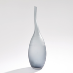Outside The Box 24" Curvature Frosted Gray Hand Blown Sculpture
