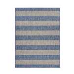 Outside The Box 7’ 9” x 9’ 9“ Catalina 100% Polypropylene Area Rug In Navy / Gray - 81504