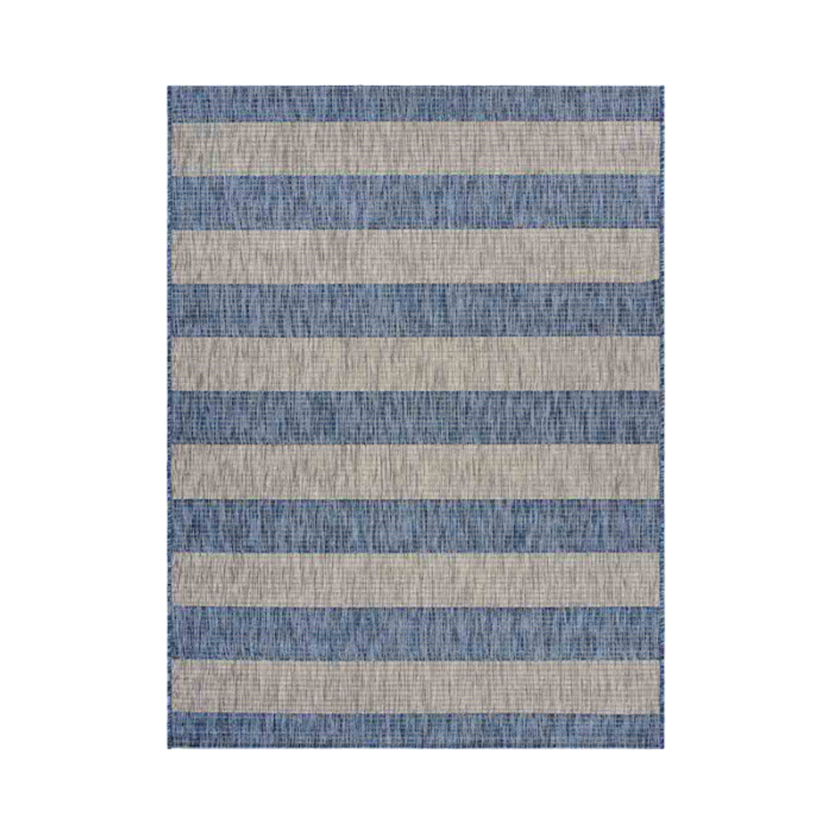 Outside The Box 7’ 9” x 9’ 9“ Catalina 100% Polypropylene Area Rug In Navy / Gray - 81504