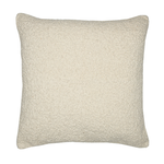 Outside The Box 24x24 Ivory Boucle Hand Woven Down Feather Accent Pillow