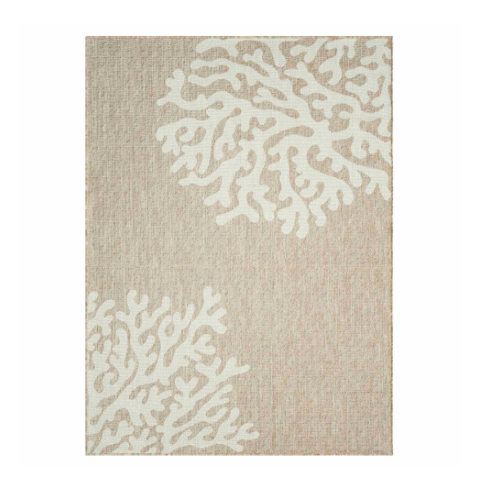 Outside The Box 5' x 7' Captiva 100% Polypropylene Area Rug In Beige / Ivory - 82603