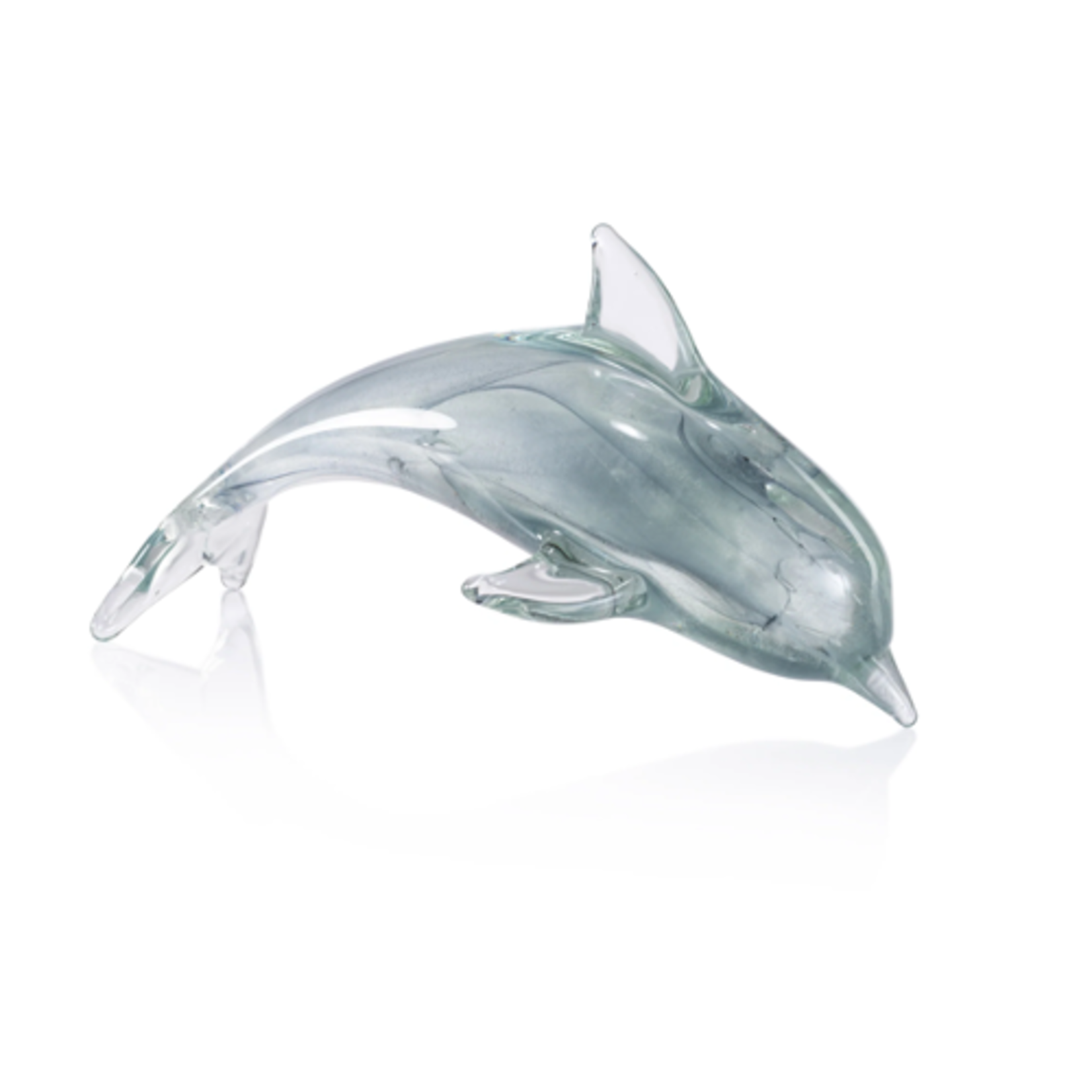 Outside The Box 10" Marinella Dolphin Glass Sculpture
