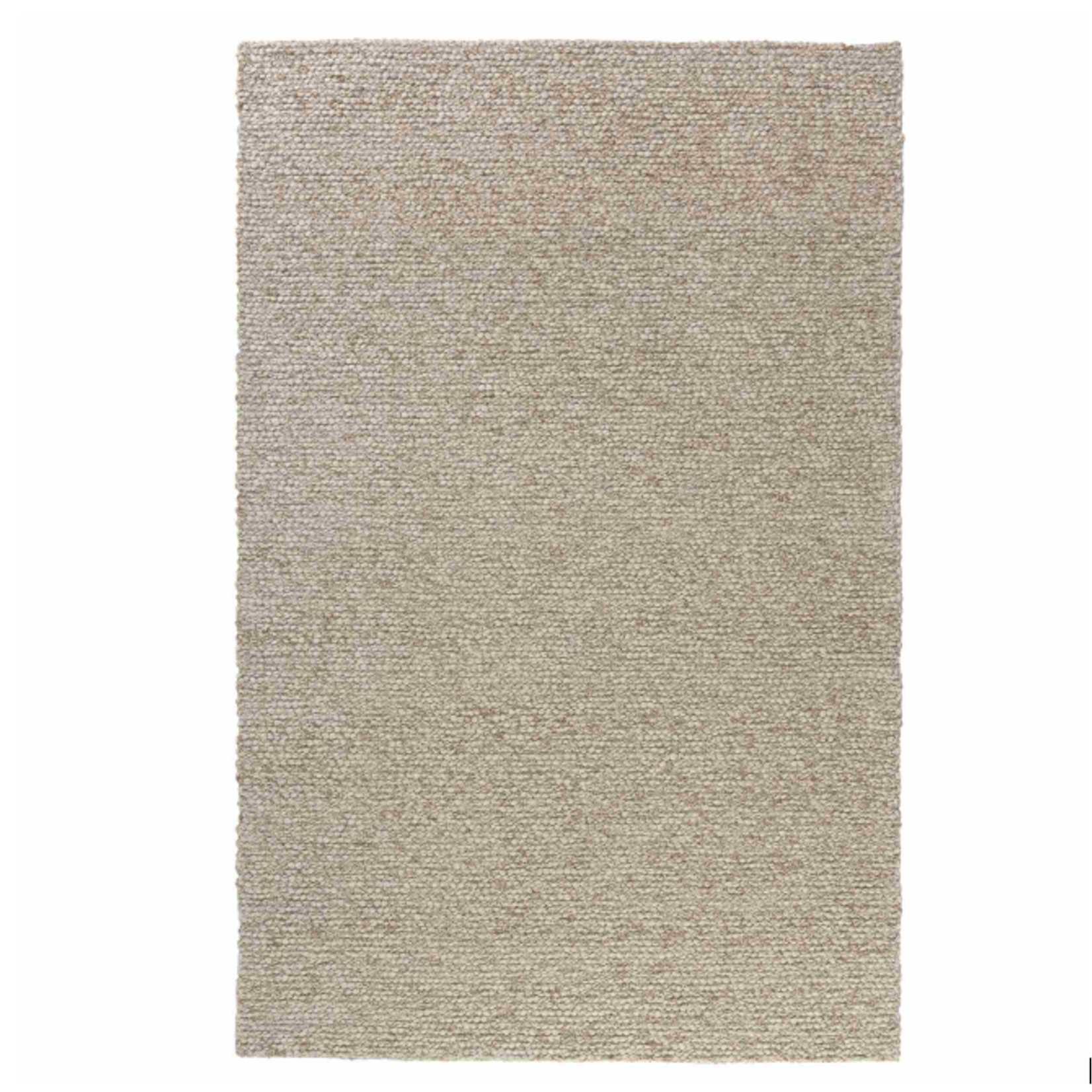 Outside The Box 9' x 12' Dome 100% New Zealand Wool Hand-Woven Area Rug In Beige - 82604