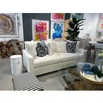 Outside The Box 88” Easton 41" Deep Nomad Snow Performance Slipcover Tucked Under Trillium Grande Sofa