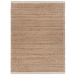 Outside The Box 9' x 12' Natural Fiber Hand Woven Jute / Cotton Blend Area Rug In Natural - 03386